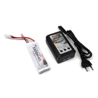 Lipo accu 2800mah met 500mah oplader - www.twr-trading.nl 01